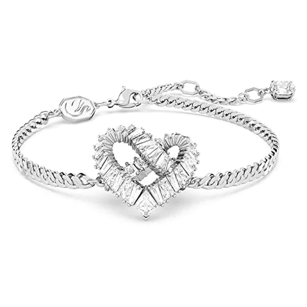 Avis sur le bracelet Matrix Swarovski : coeur blanc étincelant