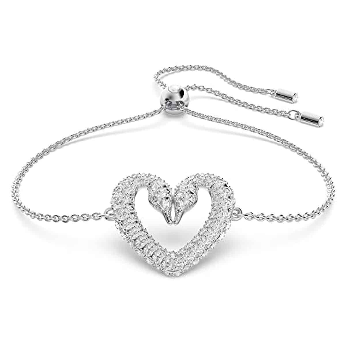 Avis Swarovski Bracelet Una : élégance étincelante en métal rhodié
