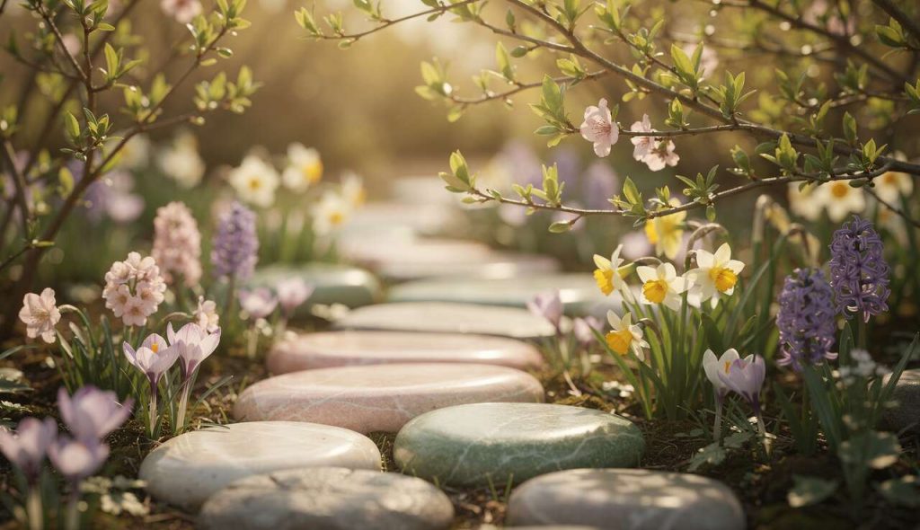 Favoriser l'arrivée du printemps avec la lithothérapie