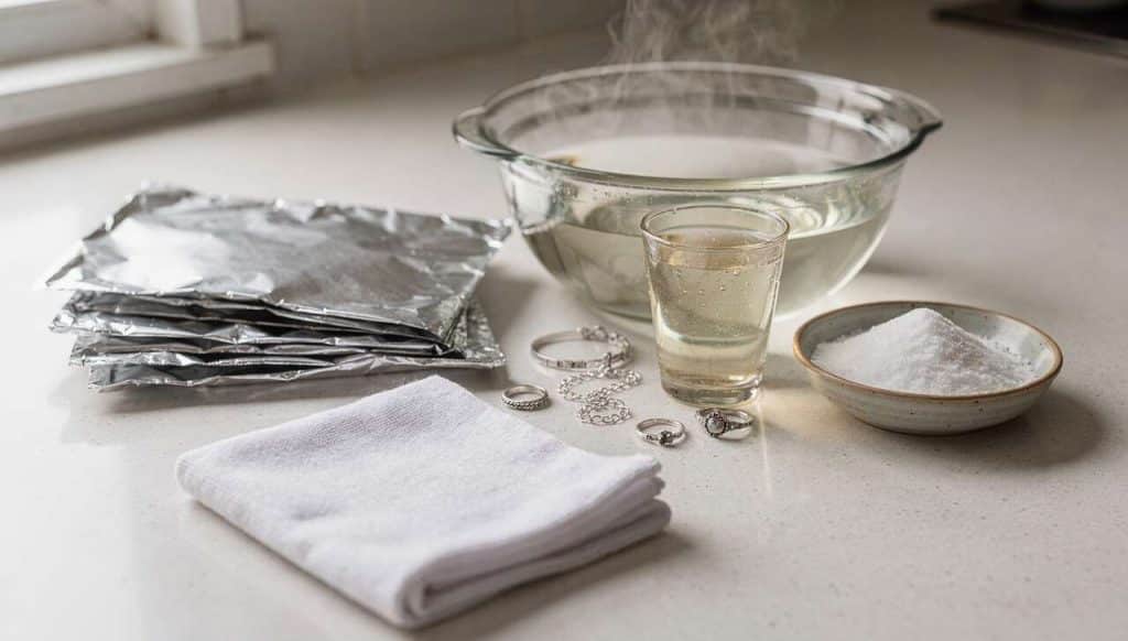 Comment nettoyer un bijou en argent à la maison ?