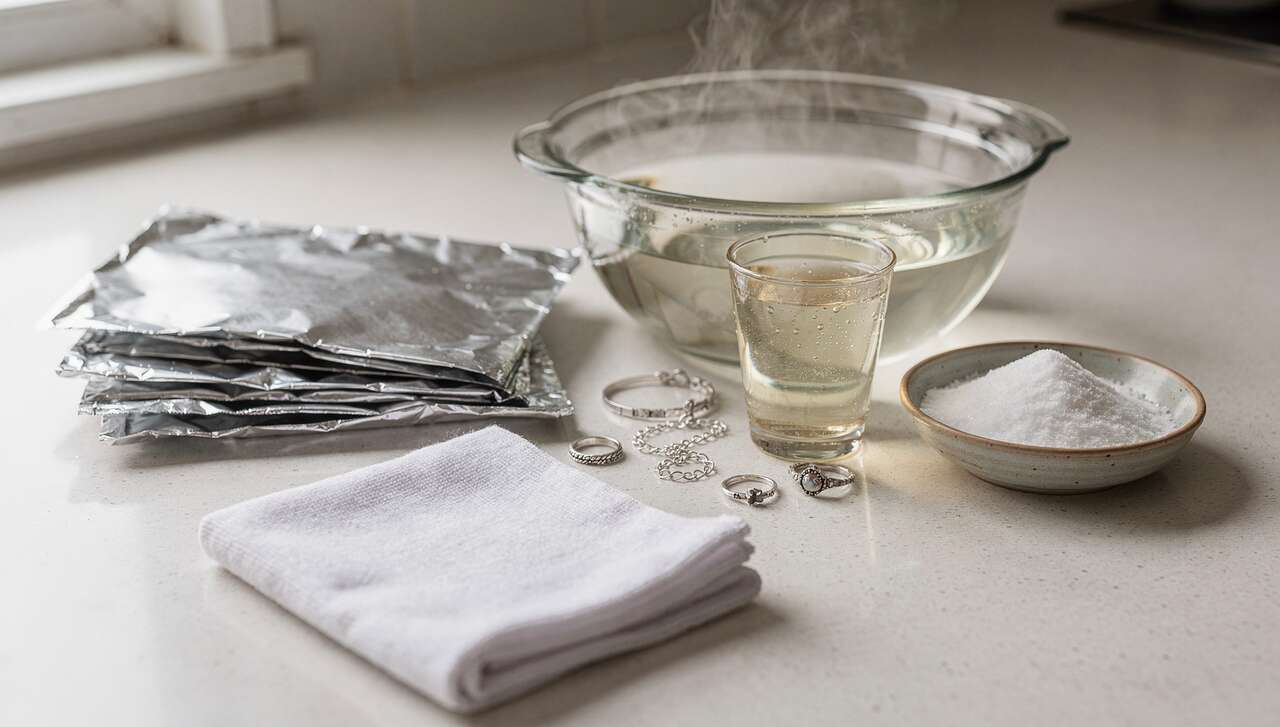 Comment nettoyer un bijou en argent à la maison ?