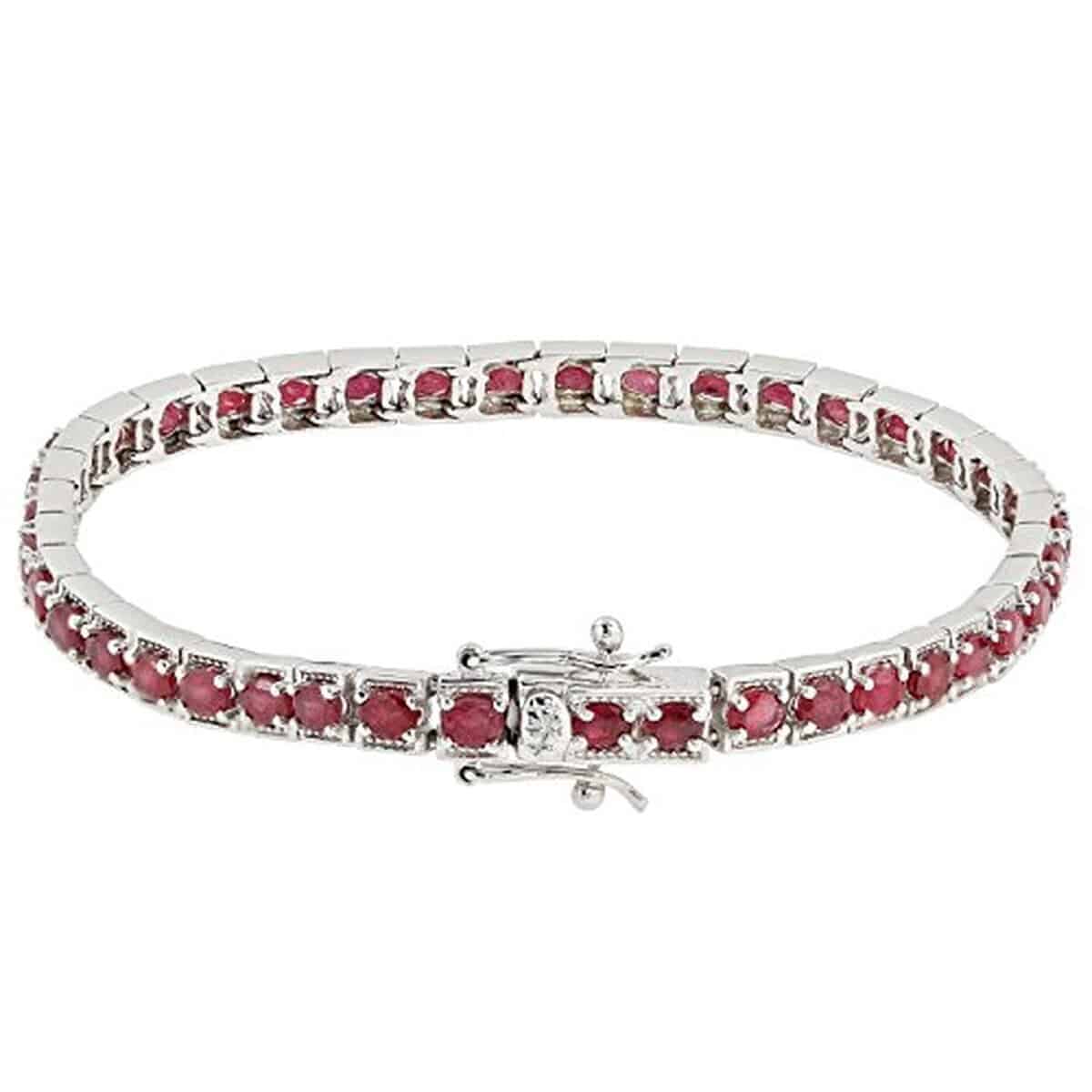 Avis : bracelet femme en argent 925 et rubis par Harry Ivens