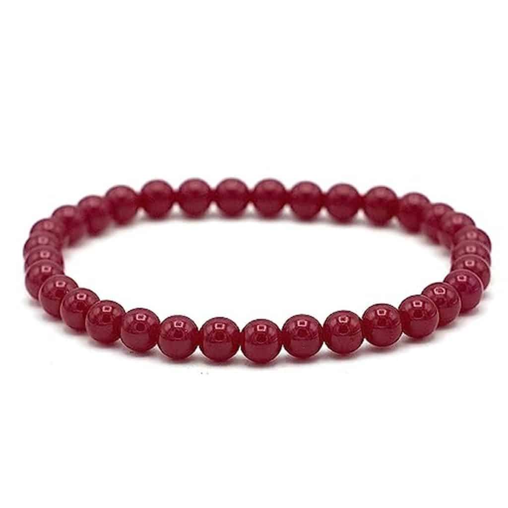 Avis bracelet Miracles Minéraux : rubis 6 mm