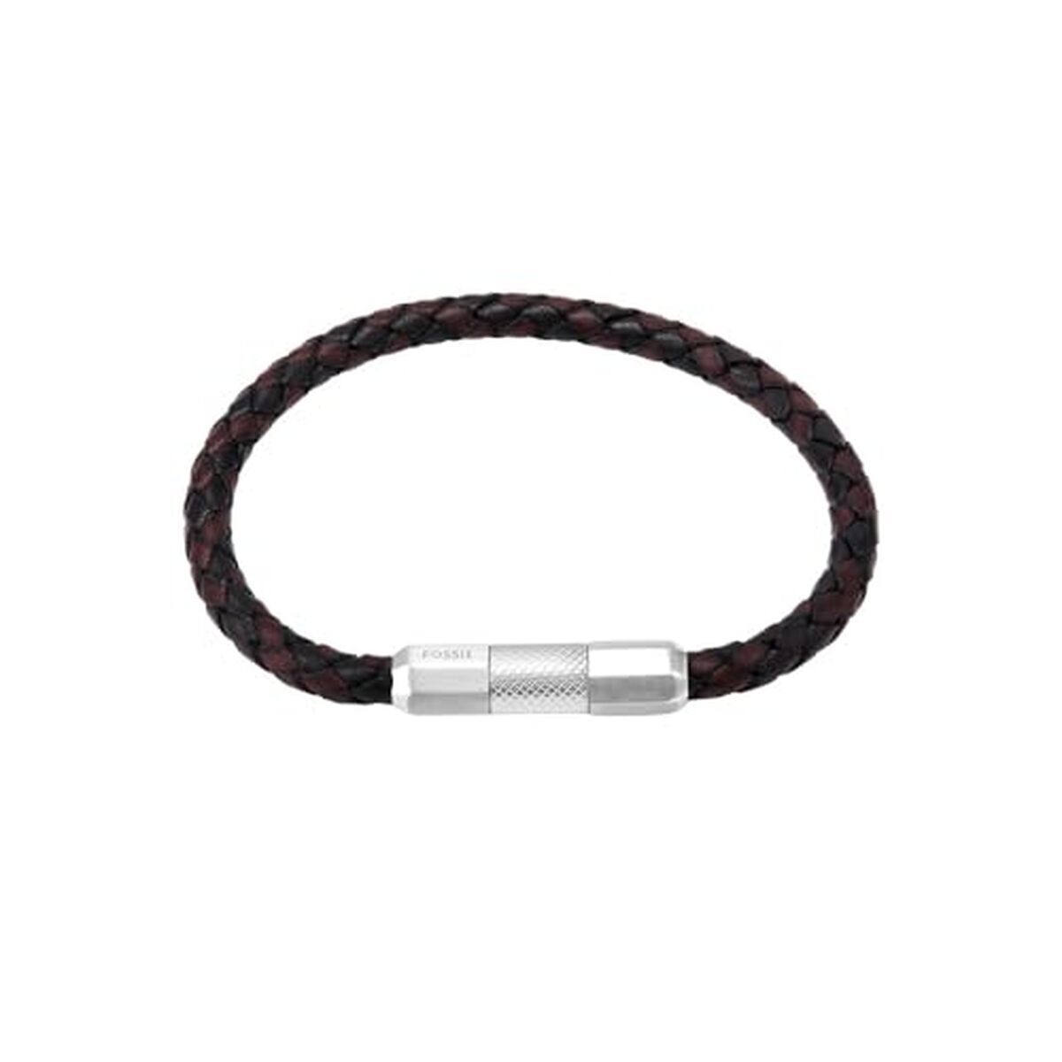 Avis sur le bracelet Fossil réglable en cuir/acier inoxydable pour homme