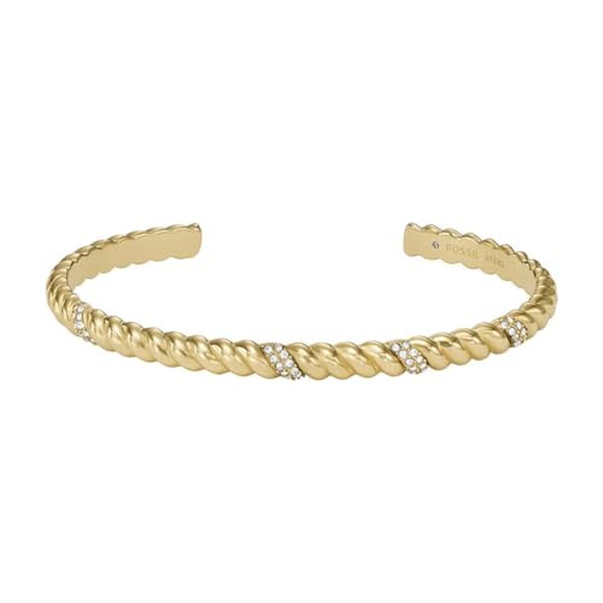 Avis sur le bracelet manchette femme Fossil en acier inoxydable