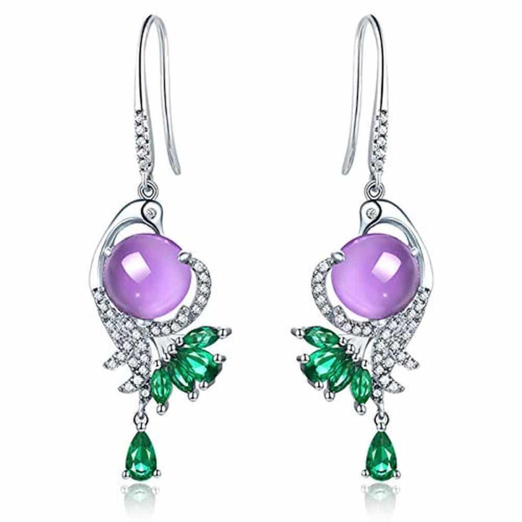 Avis sur le collier HXZZ Fine Jewelry en argent et améthyste