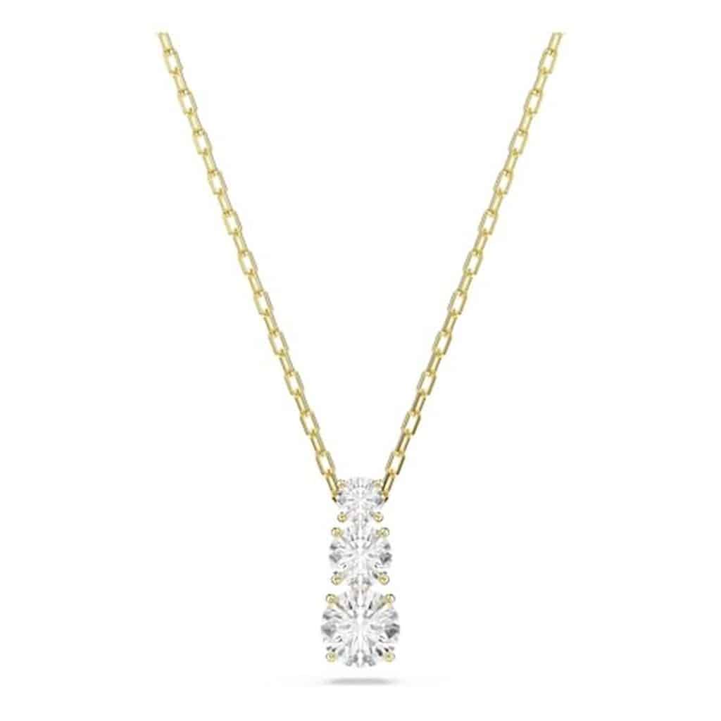Avis sur le pendentif Stilla Attract de Swarovski : élégance en blanc et or