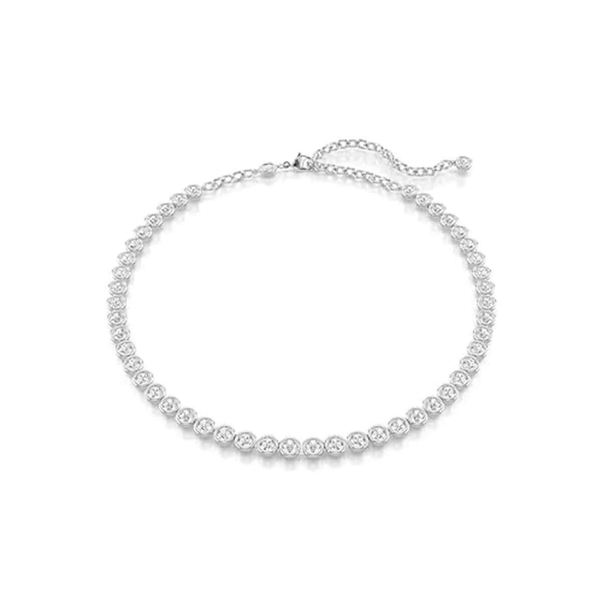 Critique du collier Swarovski Imber Tennis : élégance en métal rhodié